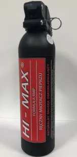 Ręczny miotacz gazu pieprzowego Hi-Max „OC-10”, 550 ml.ml.